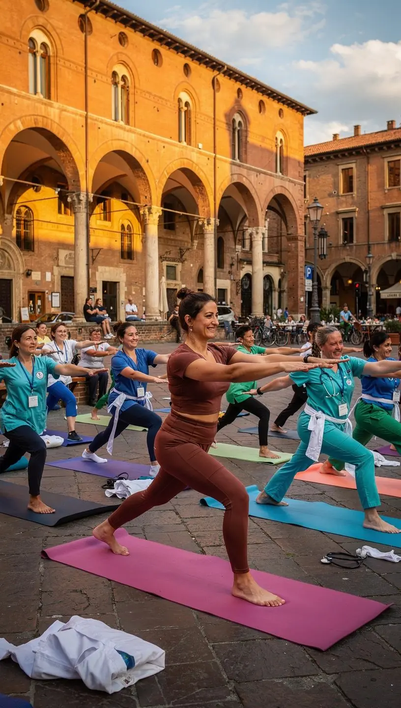 Un sentiero di montagna con escursionisti che si allenano per la preparazione fisica.
